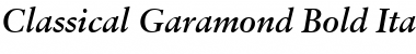 ClassGarmnd BT Bold Italic Font