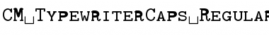 CM_TypewriterCaps Font