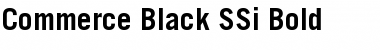 Commerce Black SSi Font