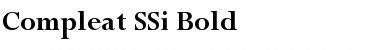 Compleat SSi Bold Font
