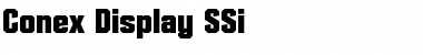 Conex Display SSi Font