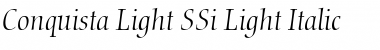 Conquista Light SSi Light Italic Font