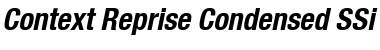 Context Reprise Condensed SSi Bold Condensed Italic Font