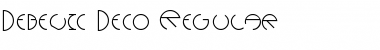 Debevic Deco Regular Font