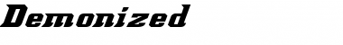 Demonized Regular Font