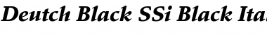Deutch Black SSi Font