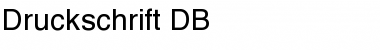Druckschrift DB Font