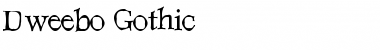Dweebo Gothic Regular Font