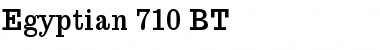 Egyptian710 BT Regular Font