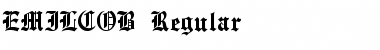 EMILCOB Regular Font