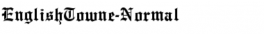 EnglishTowne-Normal Regular Font