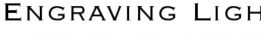 Engraving Regular Font