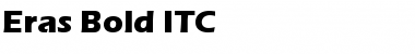 Eras Bold ITC Regular Font