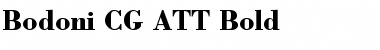 Bodoni CG ATT Font