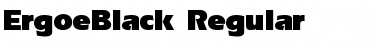 ErgoeBlack Regular Font