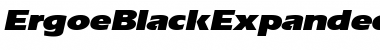 ErgoeBlackExpanded Font