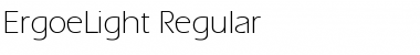 ErgoeLight Regular Font