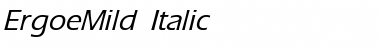 ErgoeMild Italic Font