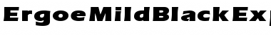 ErgoeMildBlackExpanded Font
