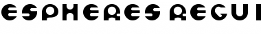 Espheres Font