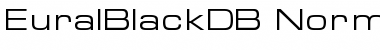 EuralBlackDB Normal Font