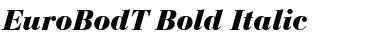 EuroBodT Font