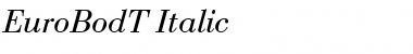 EuroBodT Italic