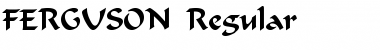 FERGUSON Regular Font