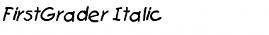 FirstGrader Italic