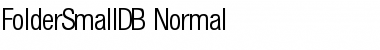FolderSmallDB Normal Font