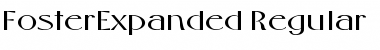 FosterExpanded Font