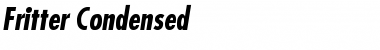Futura-Condensed-BoldItalic Regular Font