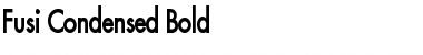 Fusi Condensed Bold Font