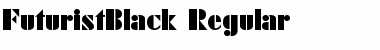 FuturistBlack Regular Font