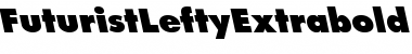 FuturistLeftyExtrabold Font