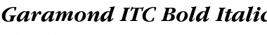 GarmdITC Bk BT Bold Italic Font