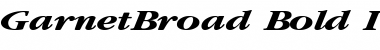 GarnetBroad Bold Italic
