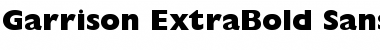 Garrison ExtraBold Sans BOLD Font