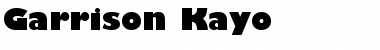 Garrison Kayo Regular Font