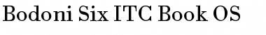 Bodoni Six ITC Font