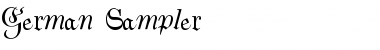 German Sampler Regular Font