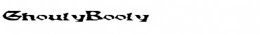 GhoulyBooly Font