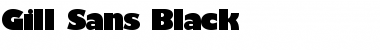 Download Gill_Sans-Black Font