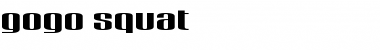 Download gogo "squat Font