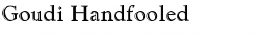 Goudi Handfooled Font