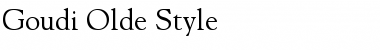 Goudi Olde Style Font