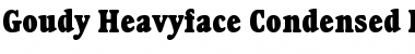 GoudyHvyface Cn BT Regular Font