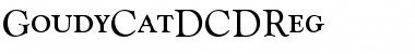 Download GoudyCatDCDReg Font