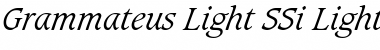 Grammateus Light SSi Light Italic