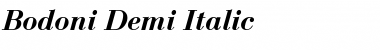 Bodoni-Demi Italic Font